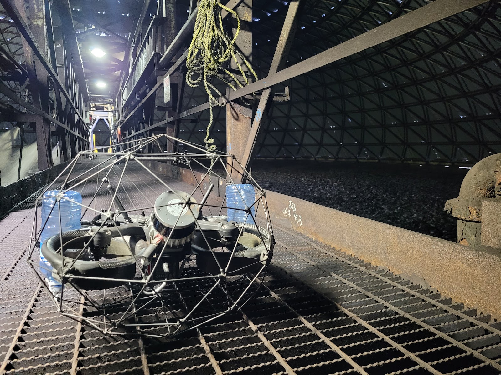 internal caged inspection drone